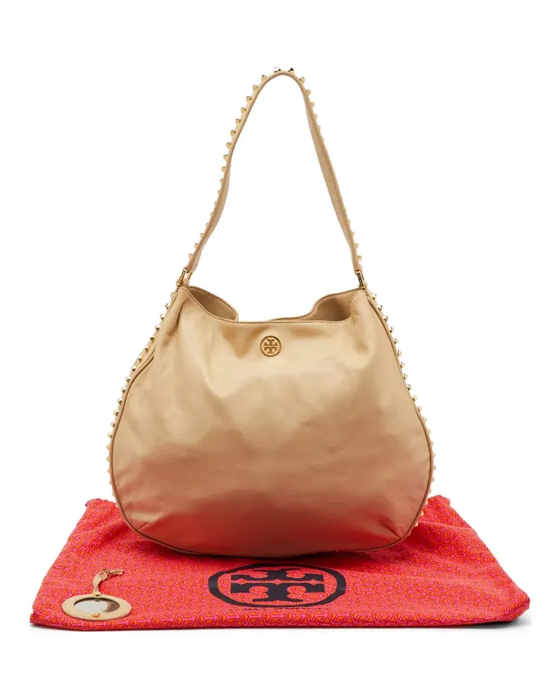 Tory Burch leather shoulder bag - Nude Nude