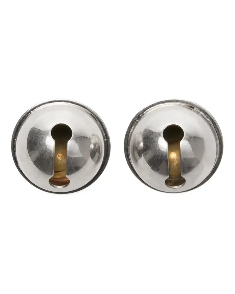 Acne Studios bell-shaped earrings - Silber Silber