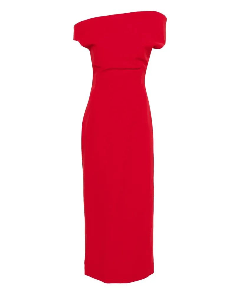 Magda Butrym Schulterfreies Midikleid - Rot Rot