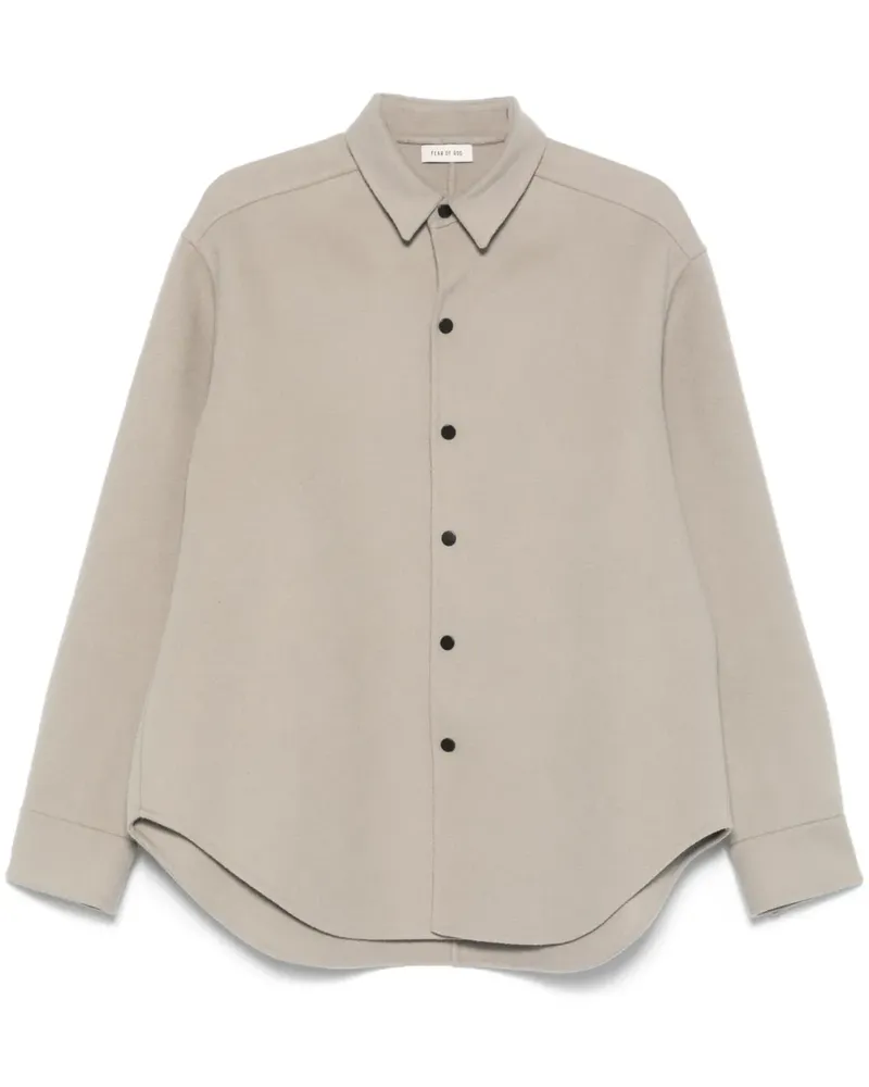 Fear of God Hemdjacke aus Filz - Nude Nude