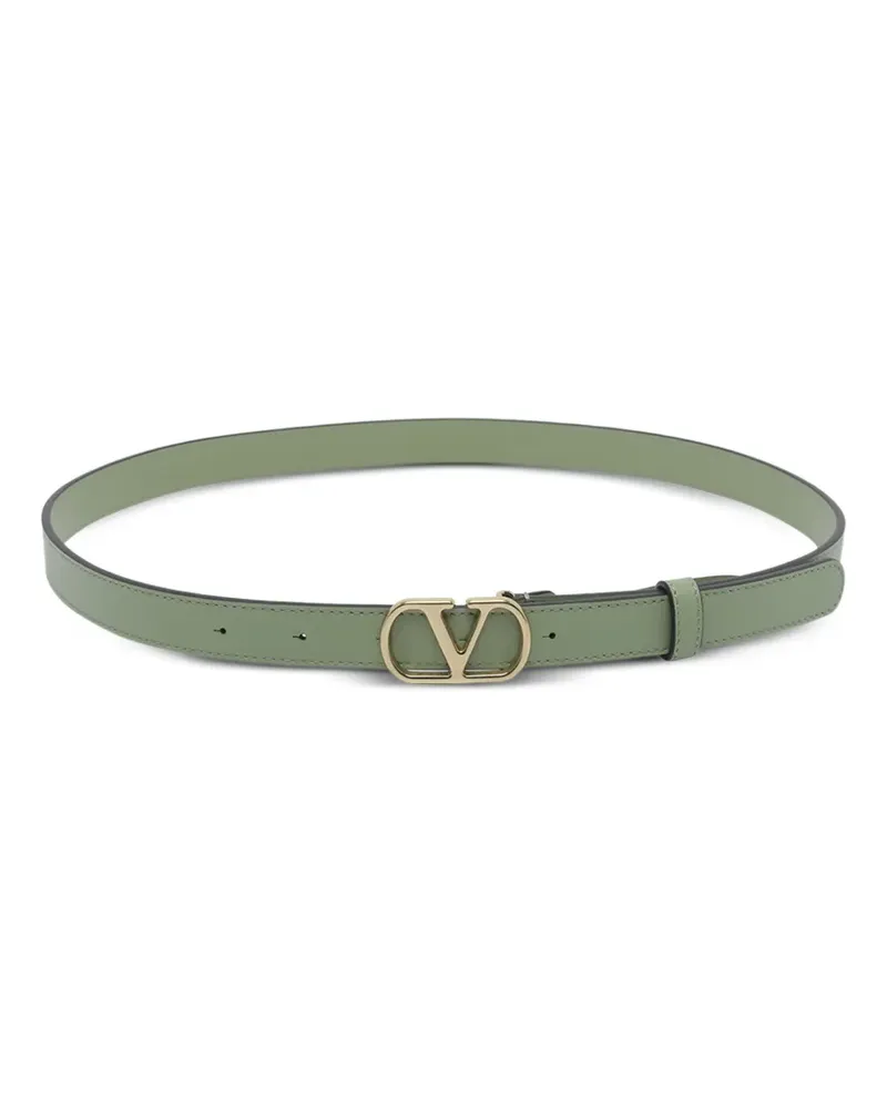 Valentino Garavani Gürtel mit VLogo - Grün Grün