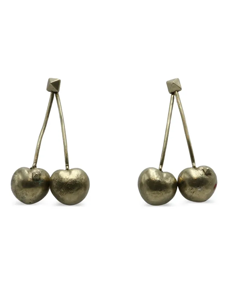 Valentino Garavani cherry earrings - Gold Gold