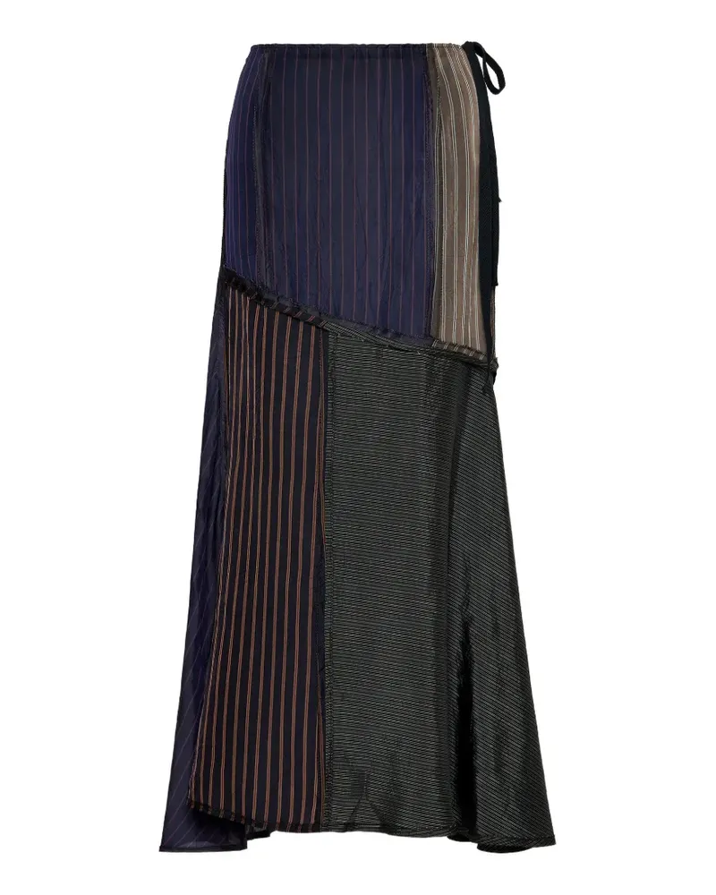 Maison Margiela Rock mit Patchwork-Design - Blau Blau