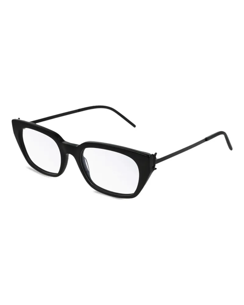 Saint Laurent Brille mit eckigem Gestell - Schwarz Schwarz