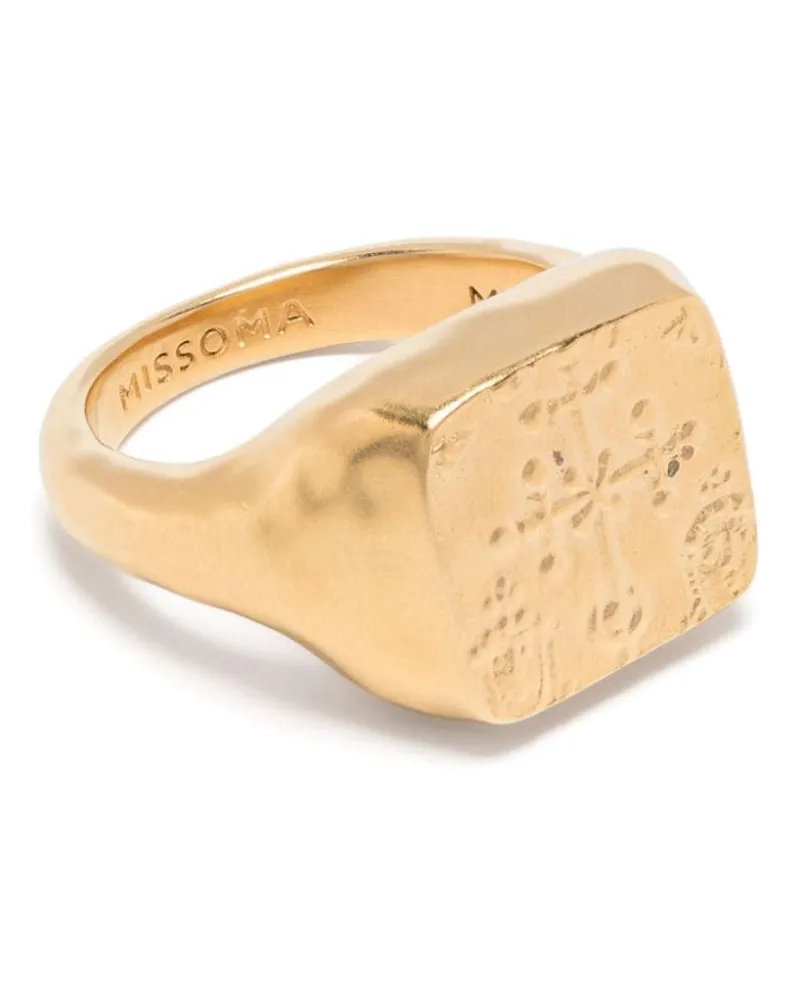 Missoma Lucy Williams Byzantine-coin ring Gold