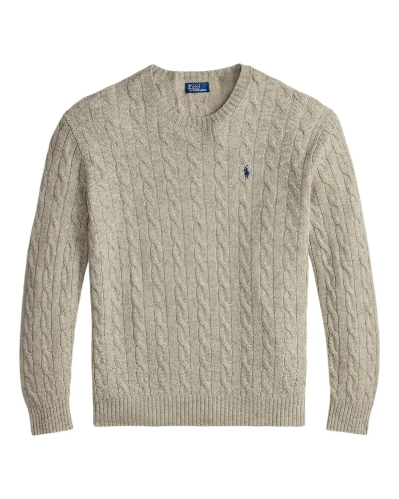 Ralph Lauren Pullover mit Zopfmuster - Nude Nude