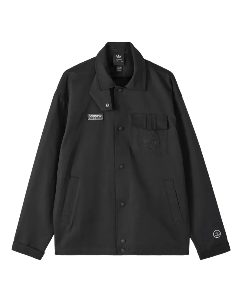 adidas Wingrove II Spzl collared jacket - Schwarz Schwarz