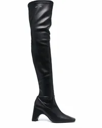 COPERNI Overknee-Stiefel aus veganem Leder Schwarz