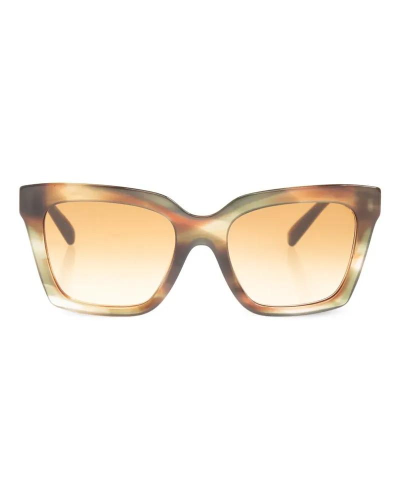Dolce & Gabbana Sonnenbrille mit Logo-Print - Braun Braun
