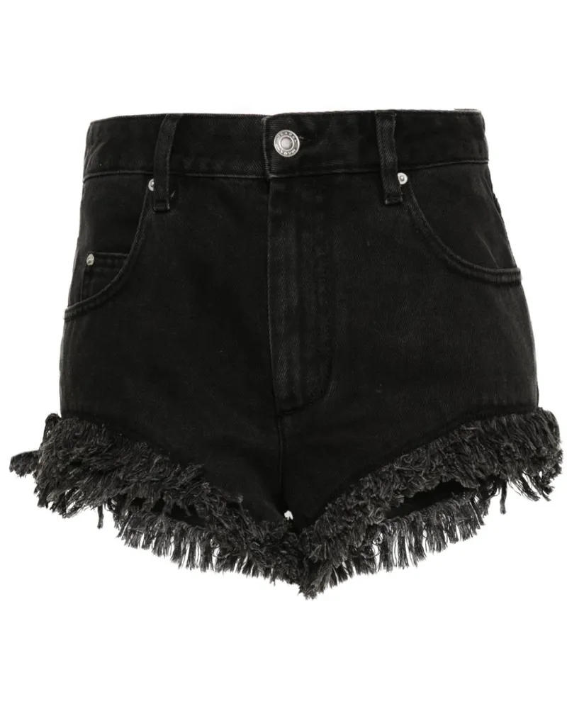 Isabel Marant Eneidao Jeans-Shorts - Schwarz Schwarz