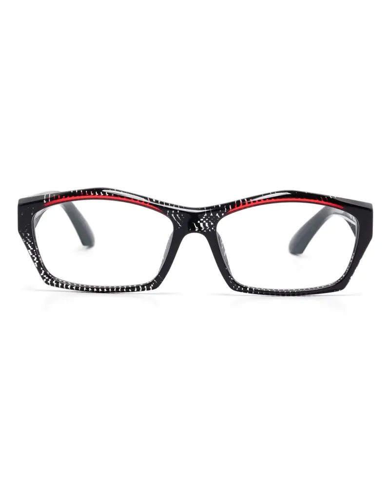 Alain Mikli Brille mit eckigem Gestell - Schwarz Schwarz