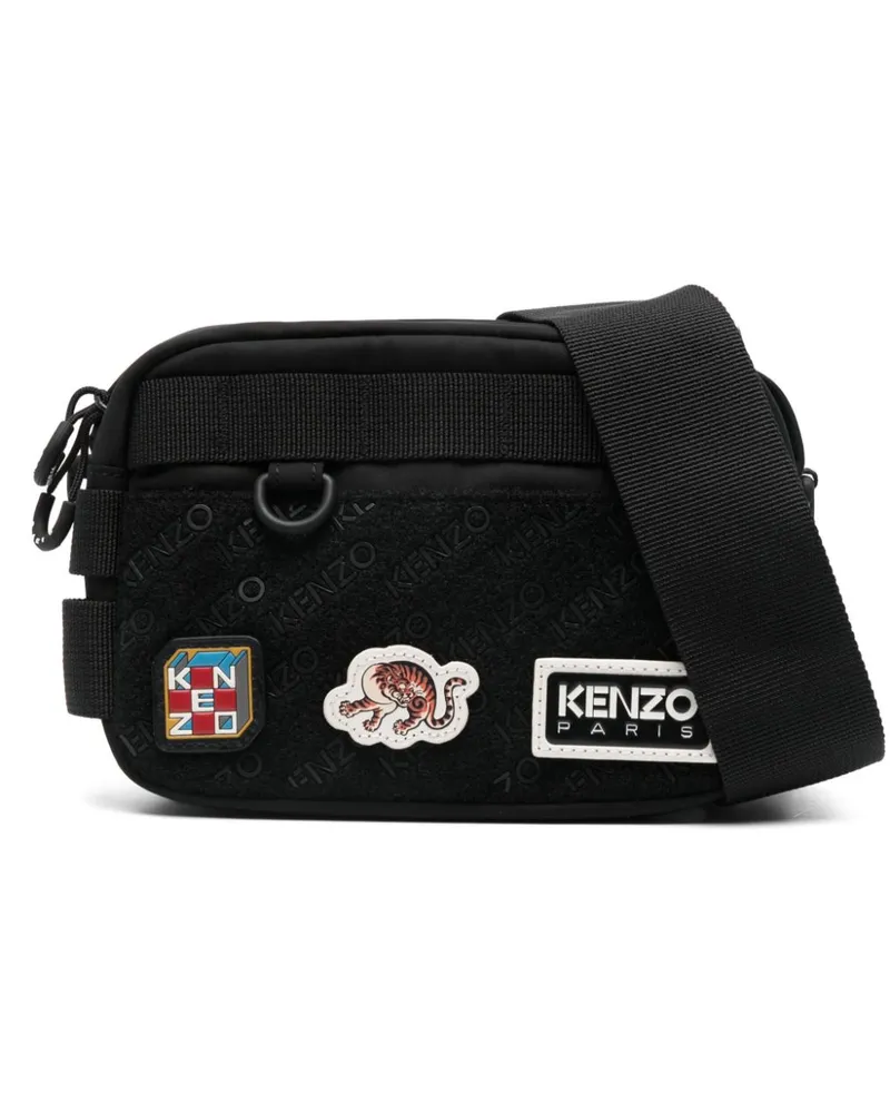 Kenzo Jungle Kuriertasche Schwarz