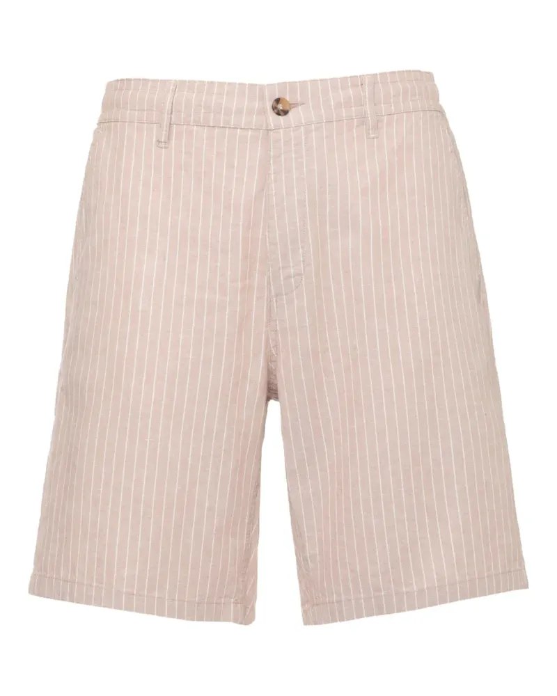 MC2 Saint Barth pinstripe-pattern shorts - Nude Nude