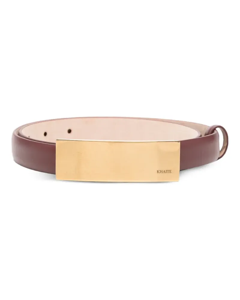 KHAITE Berlin leather belt - Rot Rot