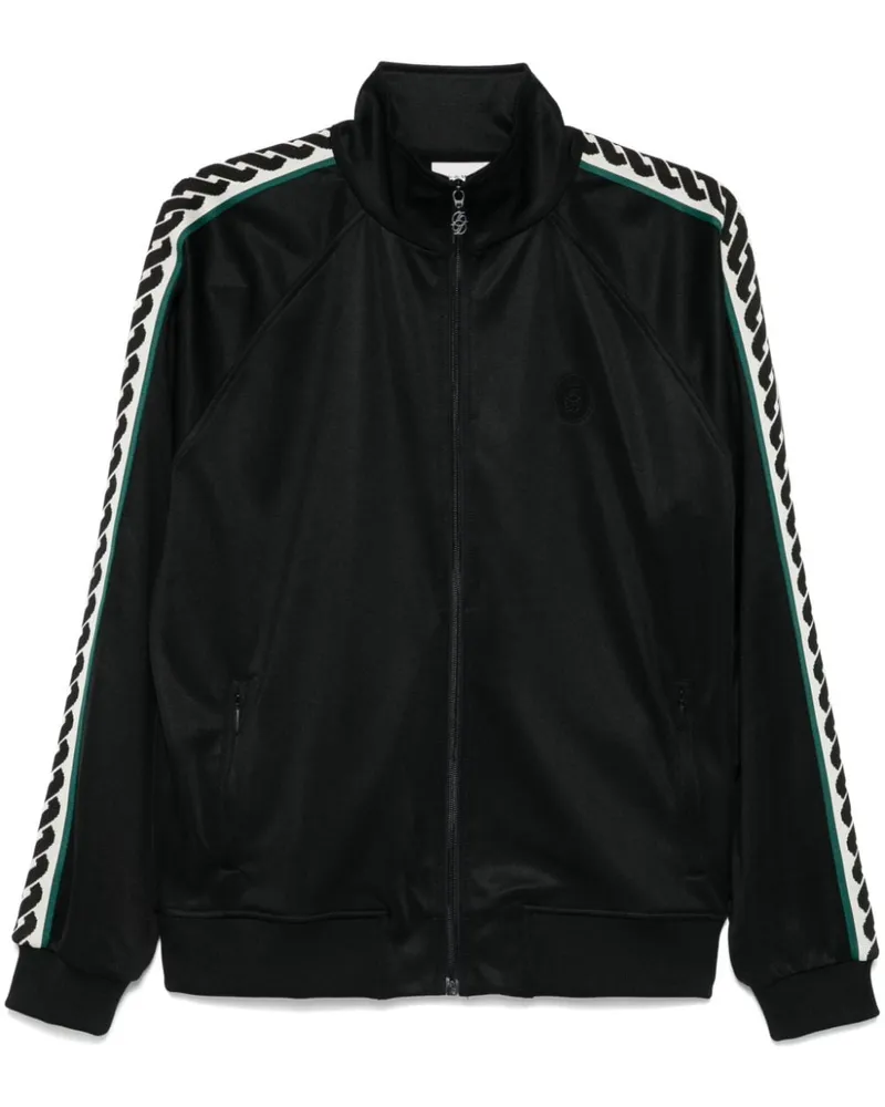 Drôle de Monsieur La Veste Survet Sweatshirt - Schwarz Schwarz