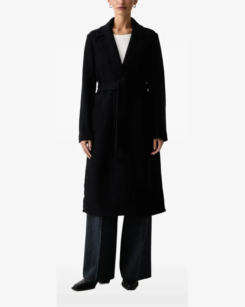 Marc O'Polo belted single-breasted coat - Blau Blau