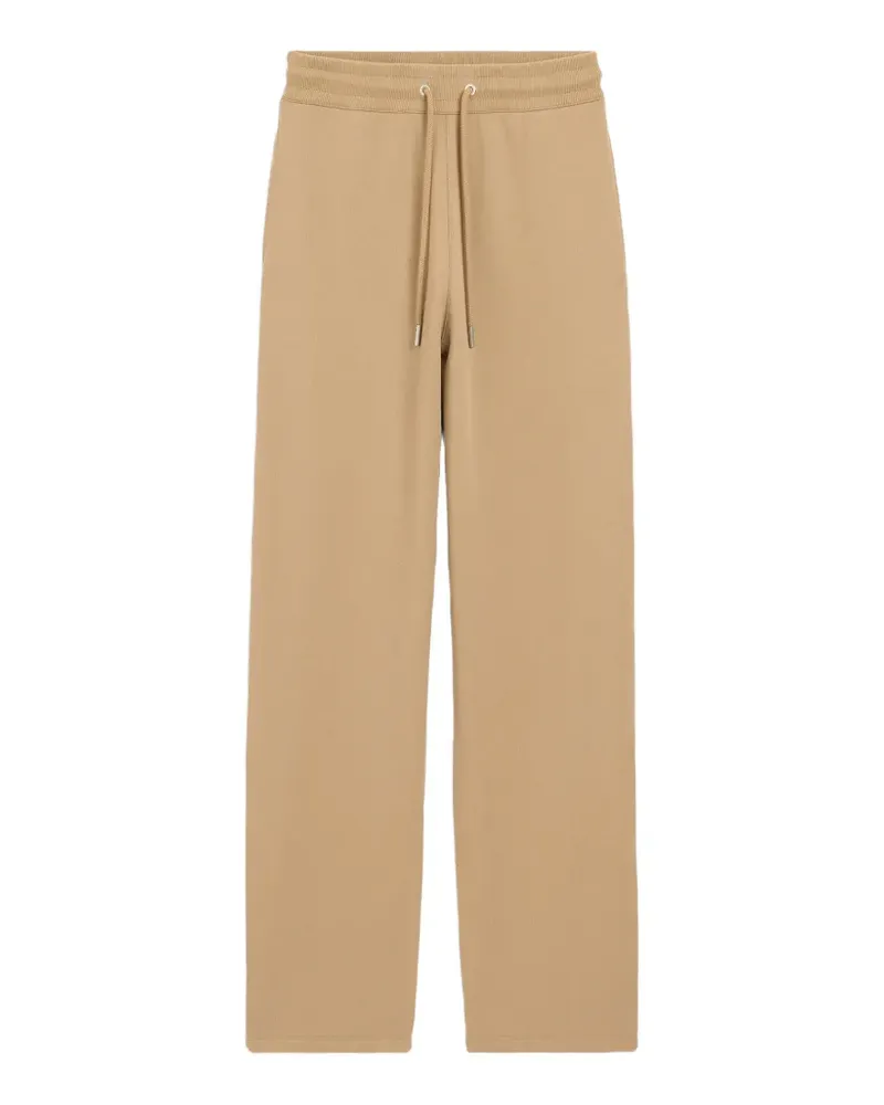 AMI Paris cotton track pants with Ami de Coeur - Nude Nude