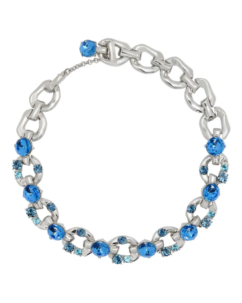 Oscar de la Renta Scramble Halskette Silber