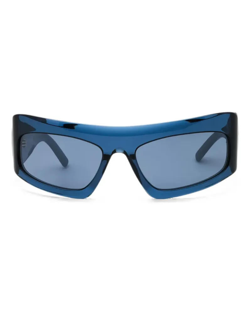 MCM Shield geometric-frame sunglasses - Blau Blau