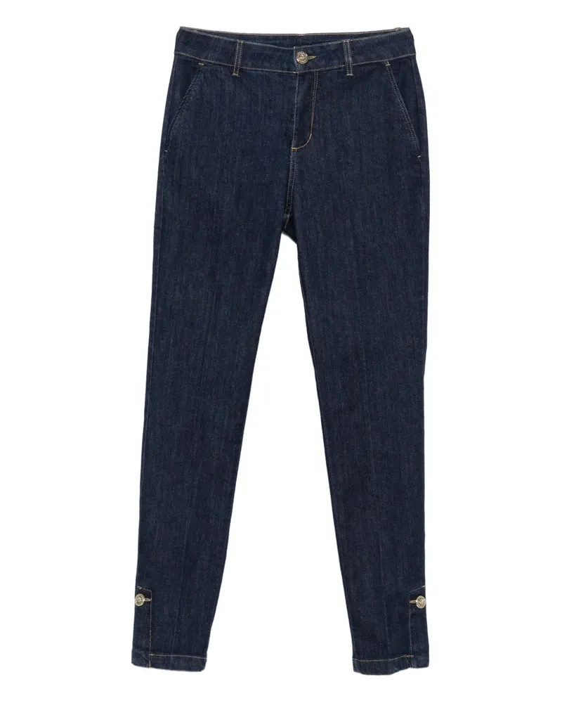 Liu Jo button-detail jeans - Blau Blau