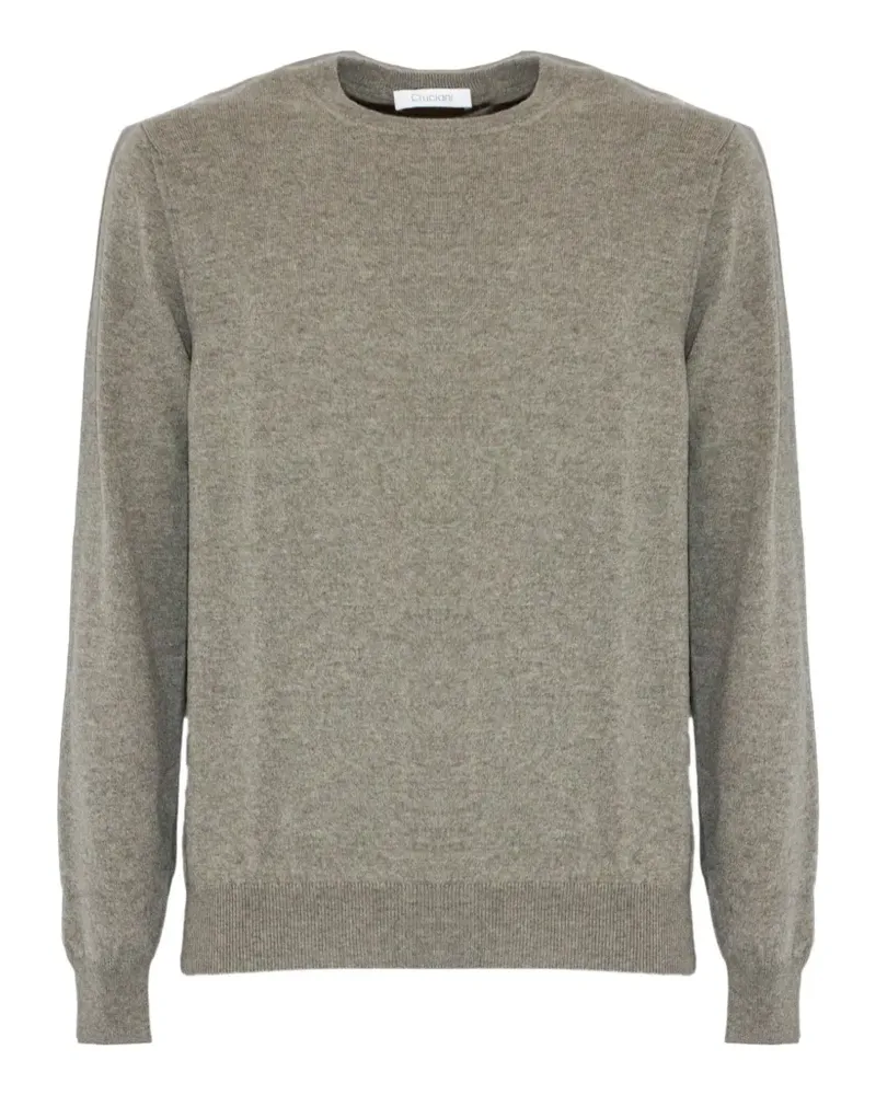 Cruciani Langärmeliger Kaschmirpullover - Nude Nude