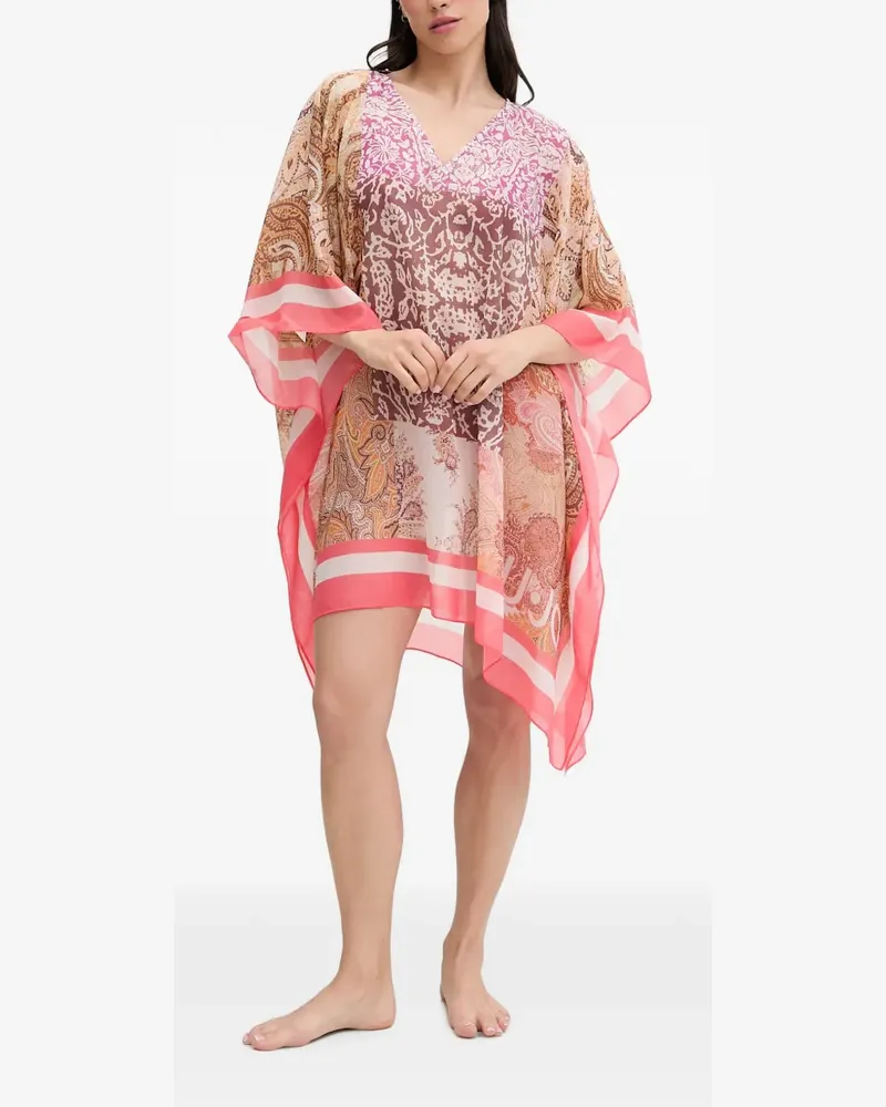 Liu Jo paisley-print kaftan - Nude Nude