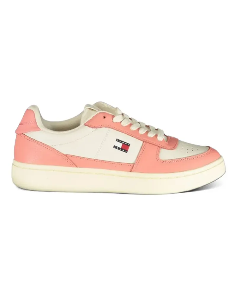 Tommy Hilfiger Sneakers mit Logo-Patch - Weiß Weiß