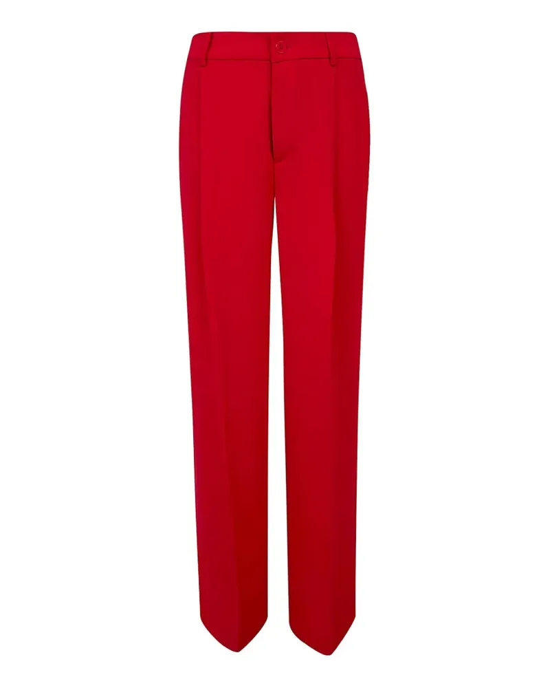 Ralph Lauren Georgette pleated tailored trousers - Rot Rot