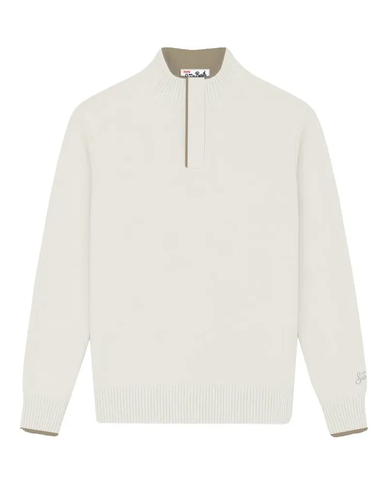 MC2 Saint Barth Naturweißer Marlow Pullover aus Woll-Kaschmirgemisch - Nude Nude