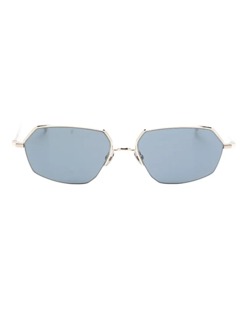 AHLEM Geometrische Bagnolet Sonnenbrille - Gold Gold