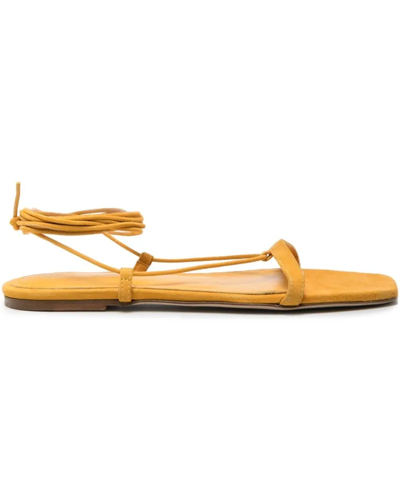 Totême The Tie Sandalen - Gelb Gelb