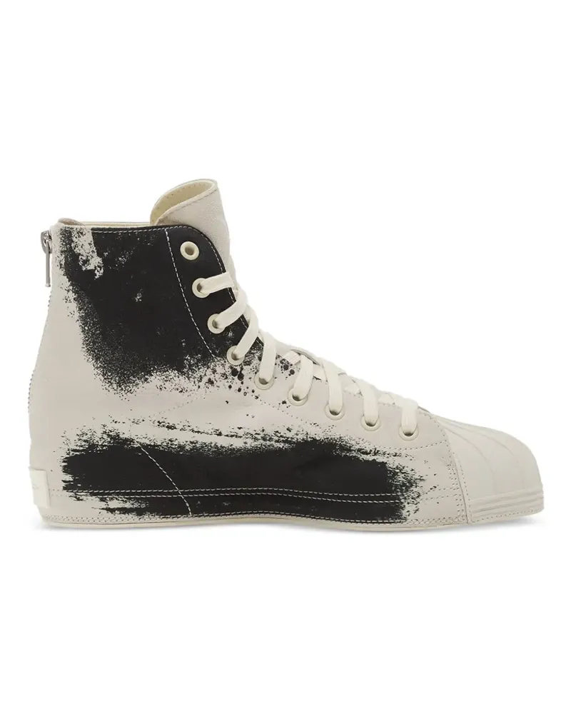 Y-3 High-Top-Sneakers mit Print - Nude Nude
