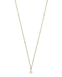 WHITE BIRD 18kt Holly Gelbgoldhalskette mit Diamanten Gold