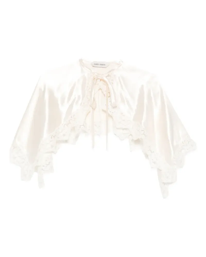 Alberta Ferretti Jacke mit Schleifenverschluss - Nude Nude