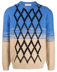 Pringle of Scotland Pullover mit Argyle-Muster Blau