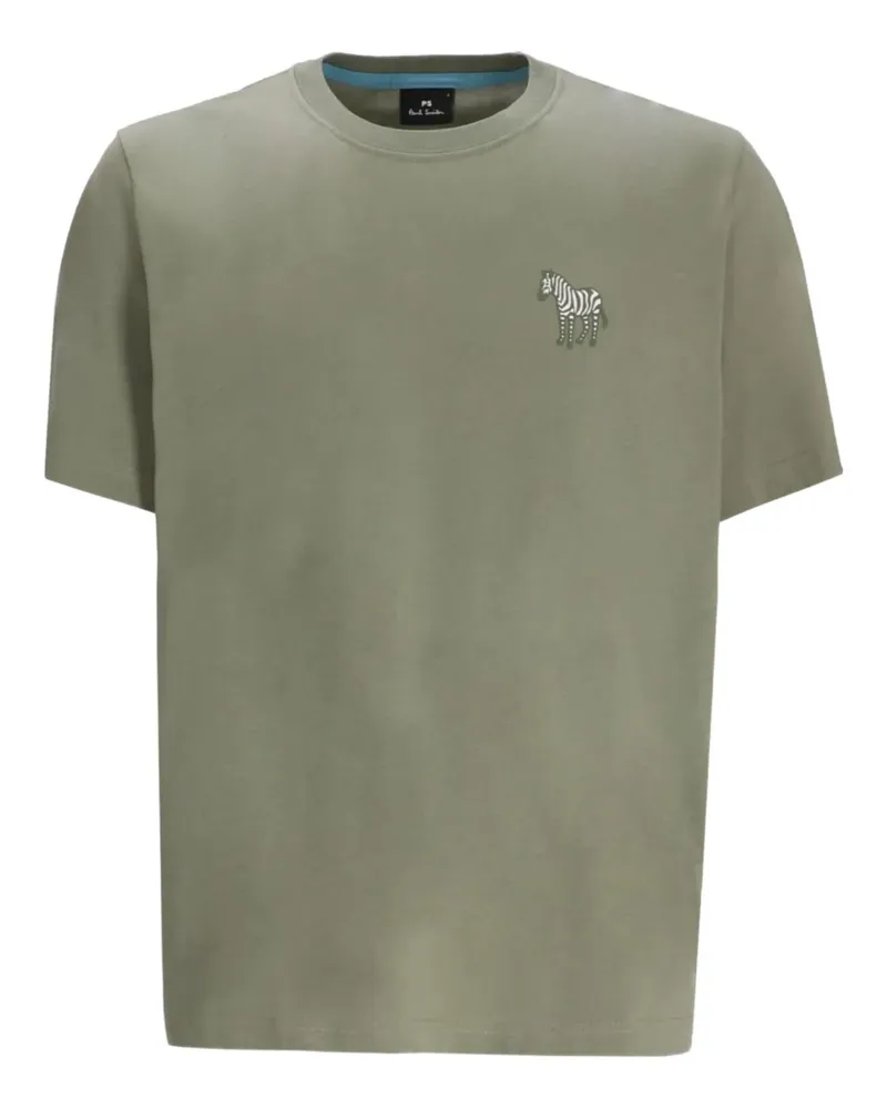 Paul Smith T-Shirt mit Zebradetail - Grün Grün