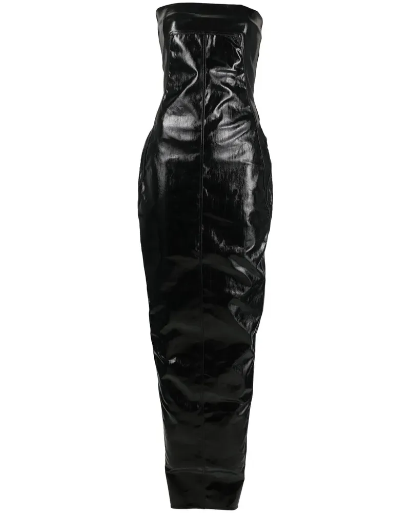 Rick Owens Schulterfreies Abendkleid - Schwarz Schwarz