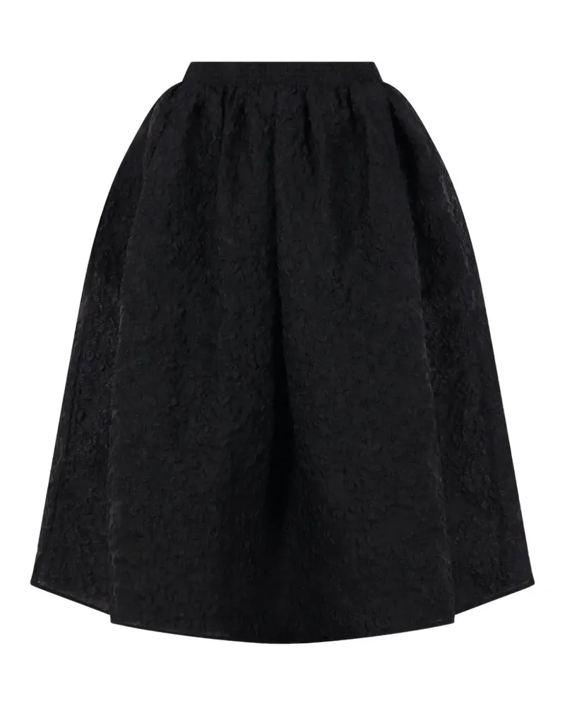 Cecilie Bahnsen patterned-jacquard skirt - Schwarz Schwarz
