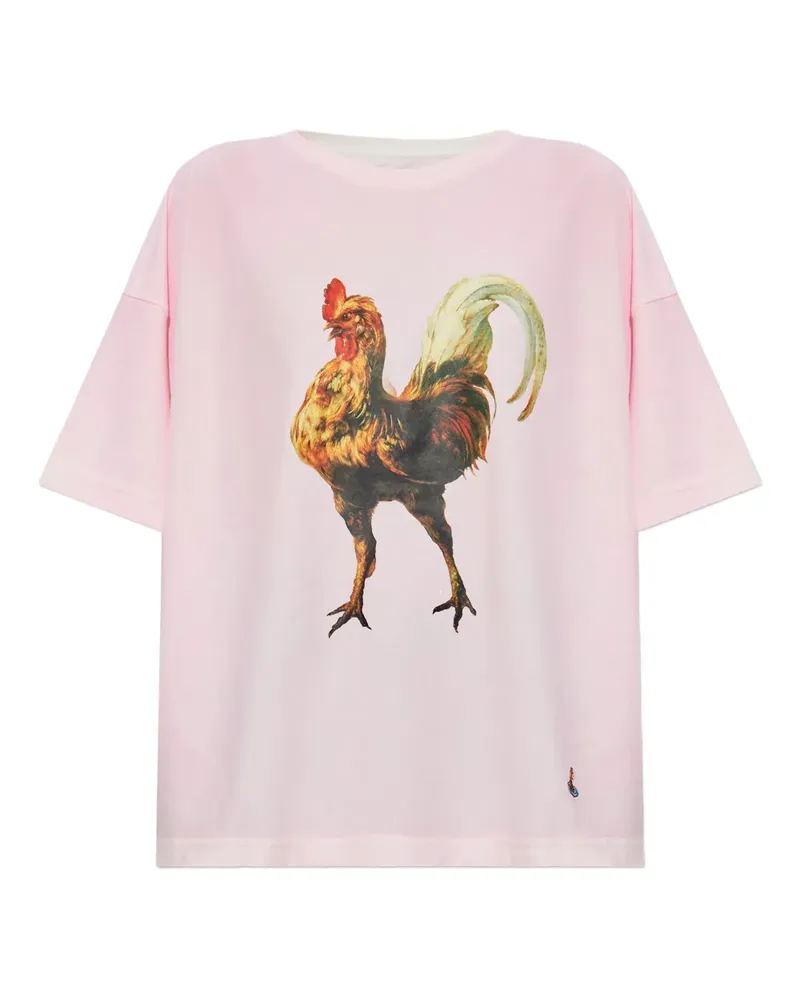 Vivienne Westwood Hemd mit Hahn-Print - Rosa Rosa
