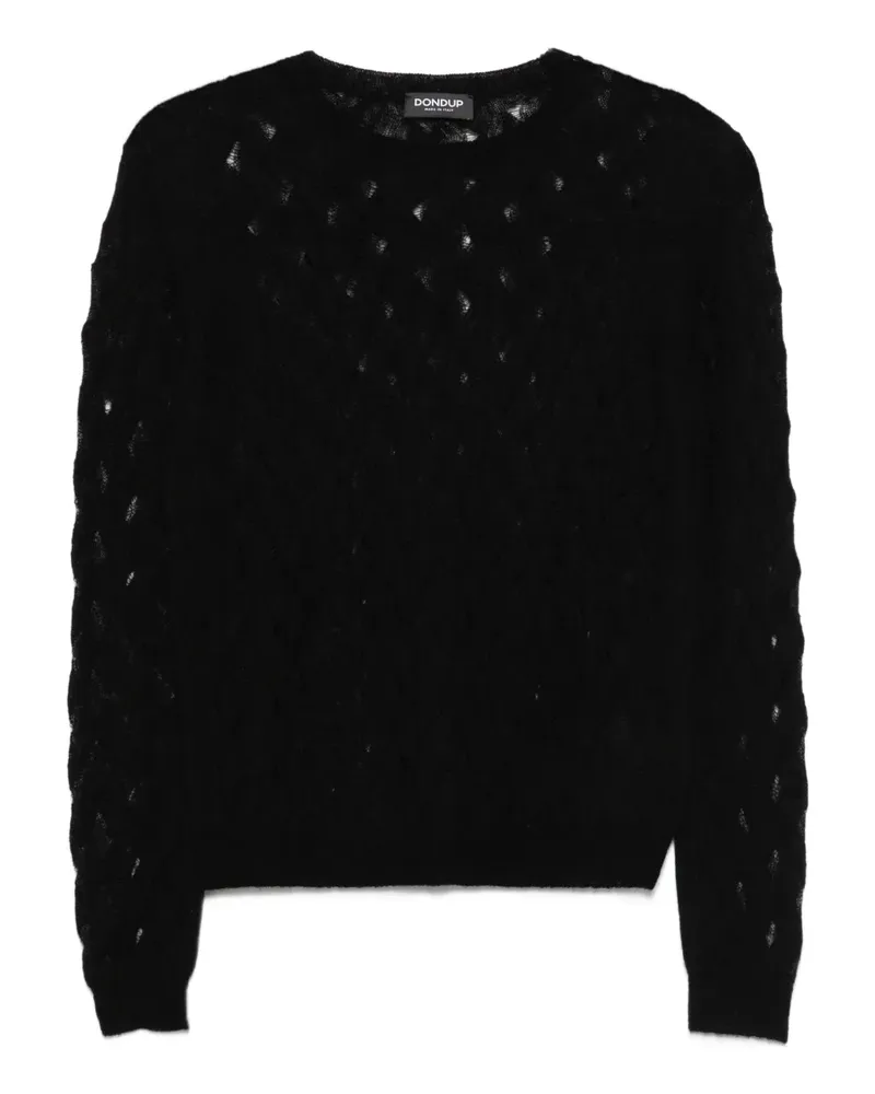 Dondup Pullover mit geometrischem Muster - Schwarz Schwarz