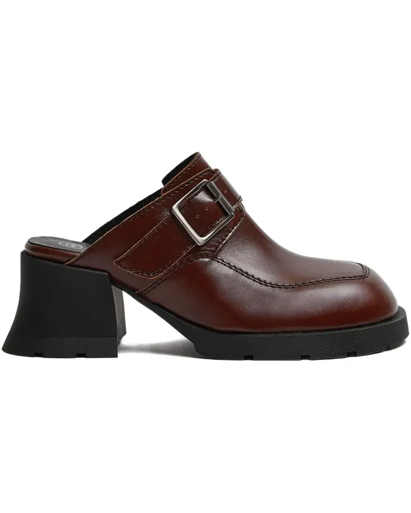 Miista Alanys Mules mit Schnalle - Braun Braun