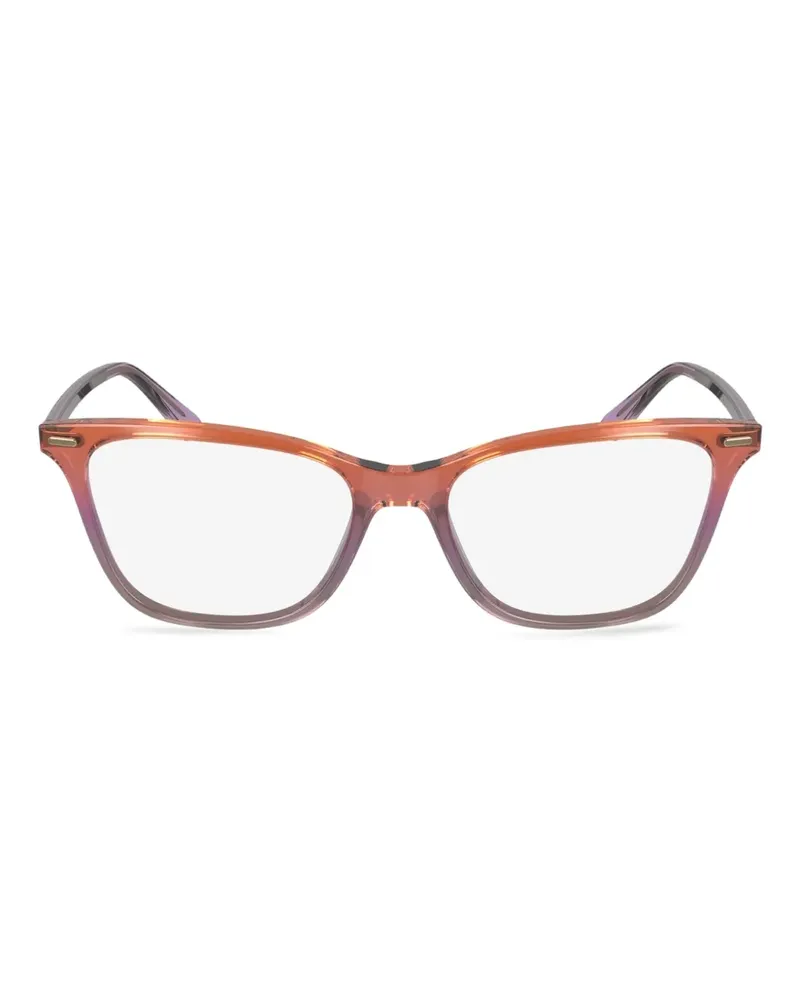 Calvin Klein Brille im Cat-Eye-Design - Orange Orange