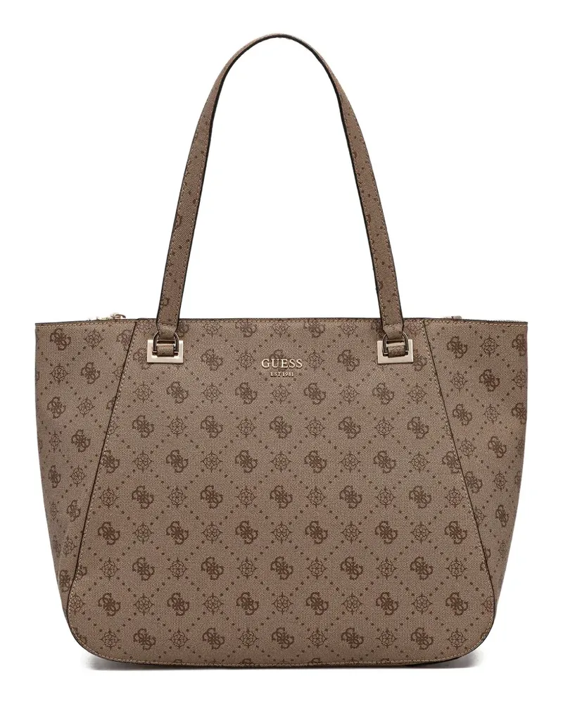 Guess monogram tote bag - Nude Nude