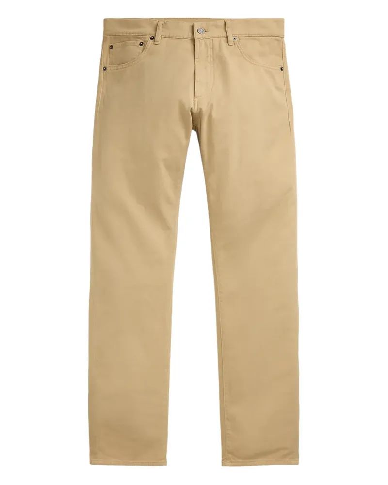 Ralph Lauren Schmale Twill-Hose - Nude Nude