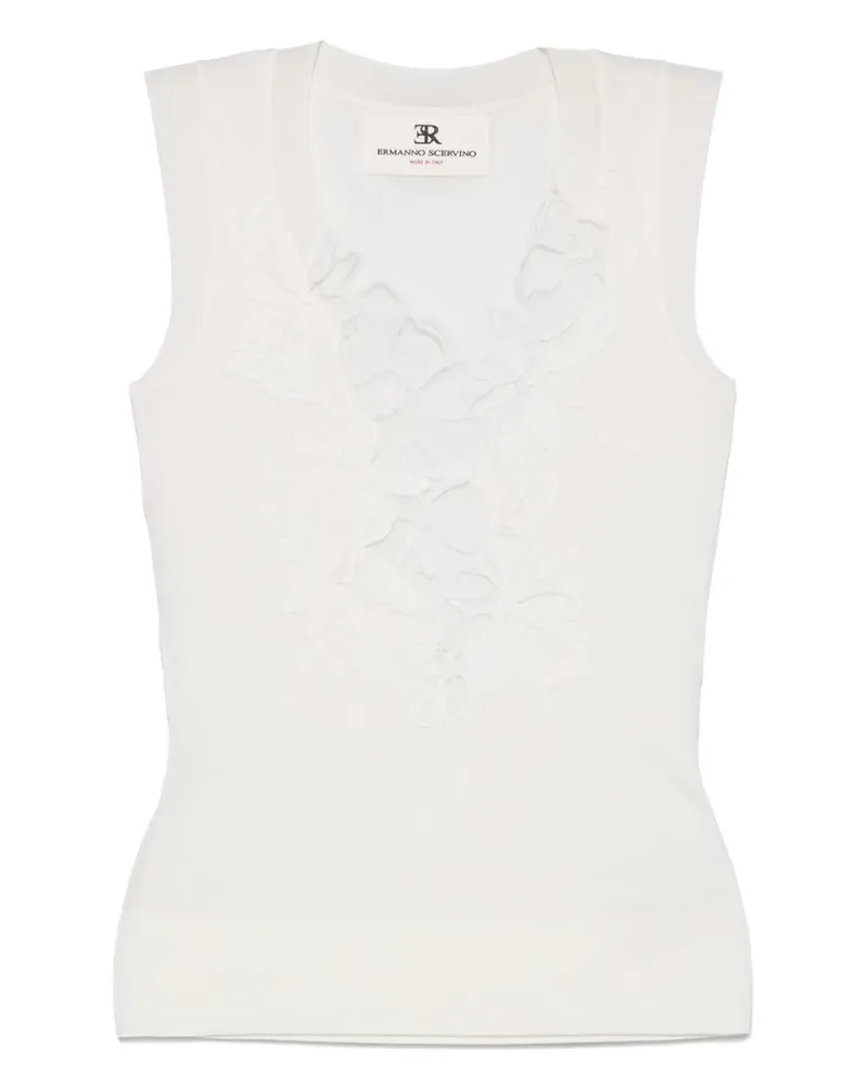Ermanno Scervino Oberteil aus Kordelspitze - Nude Nude