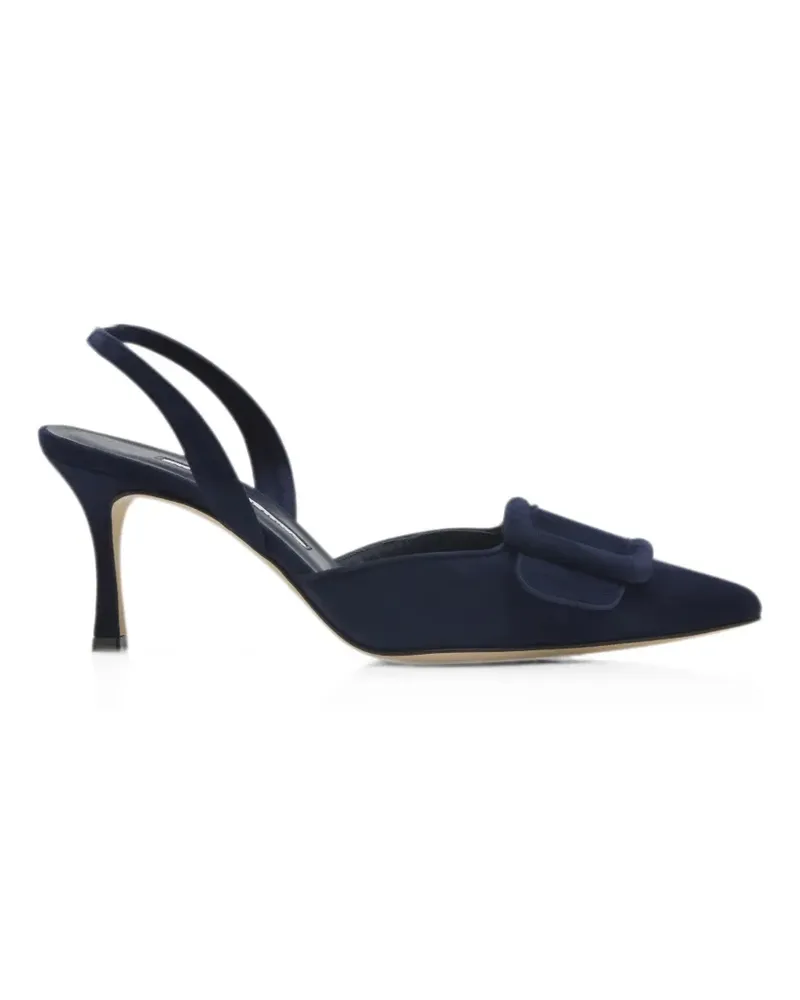 Manolo Blahnik Maysale Slingback-Pumps - Blau Blau