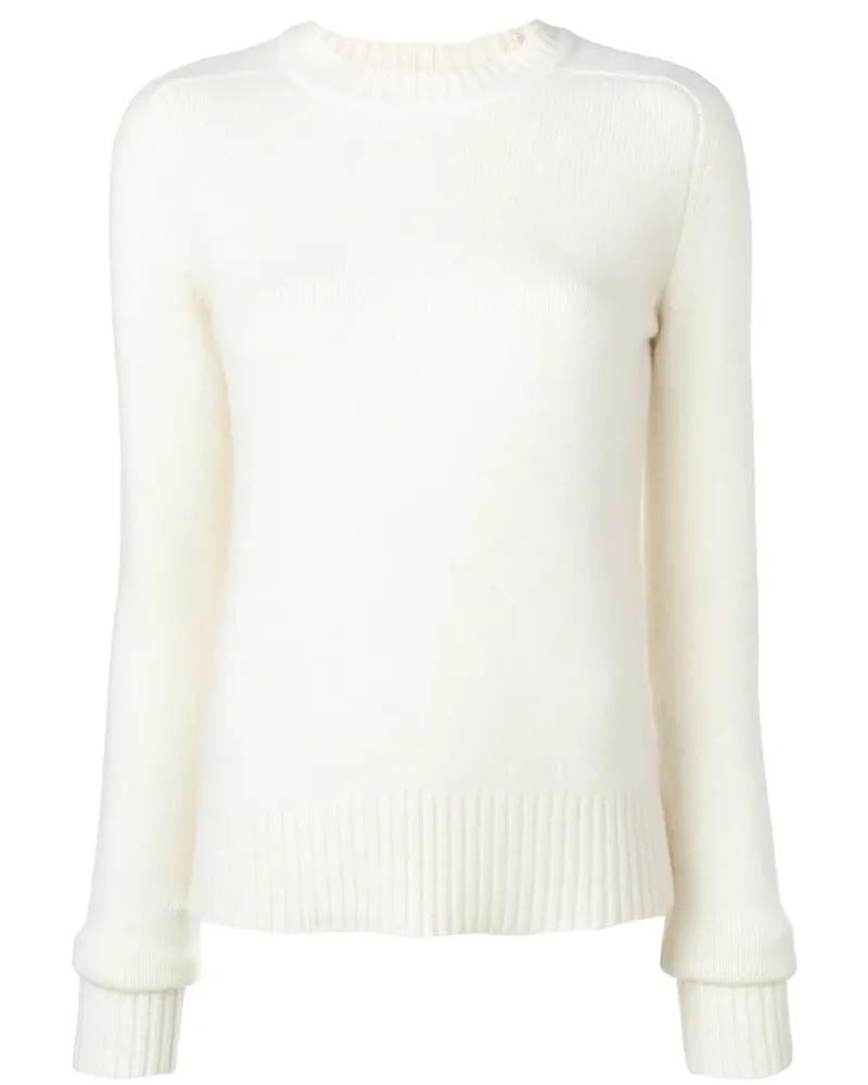 extreme cashmere Pullover mit Rundhalsausschnitt - Weiß Weiß
