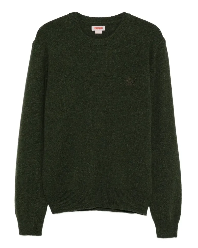 Baracuta Bestickter Pullover - Grün Grün