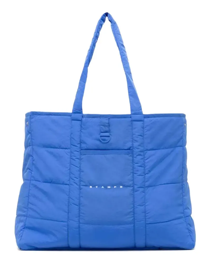 Stampd Shopper mit Steppung - Blau Blau