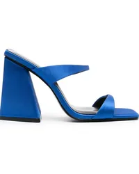 Just Cavalli Mules aus Satin 110mm Blau